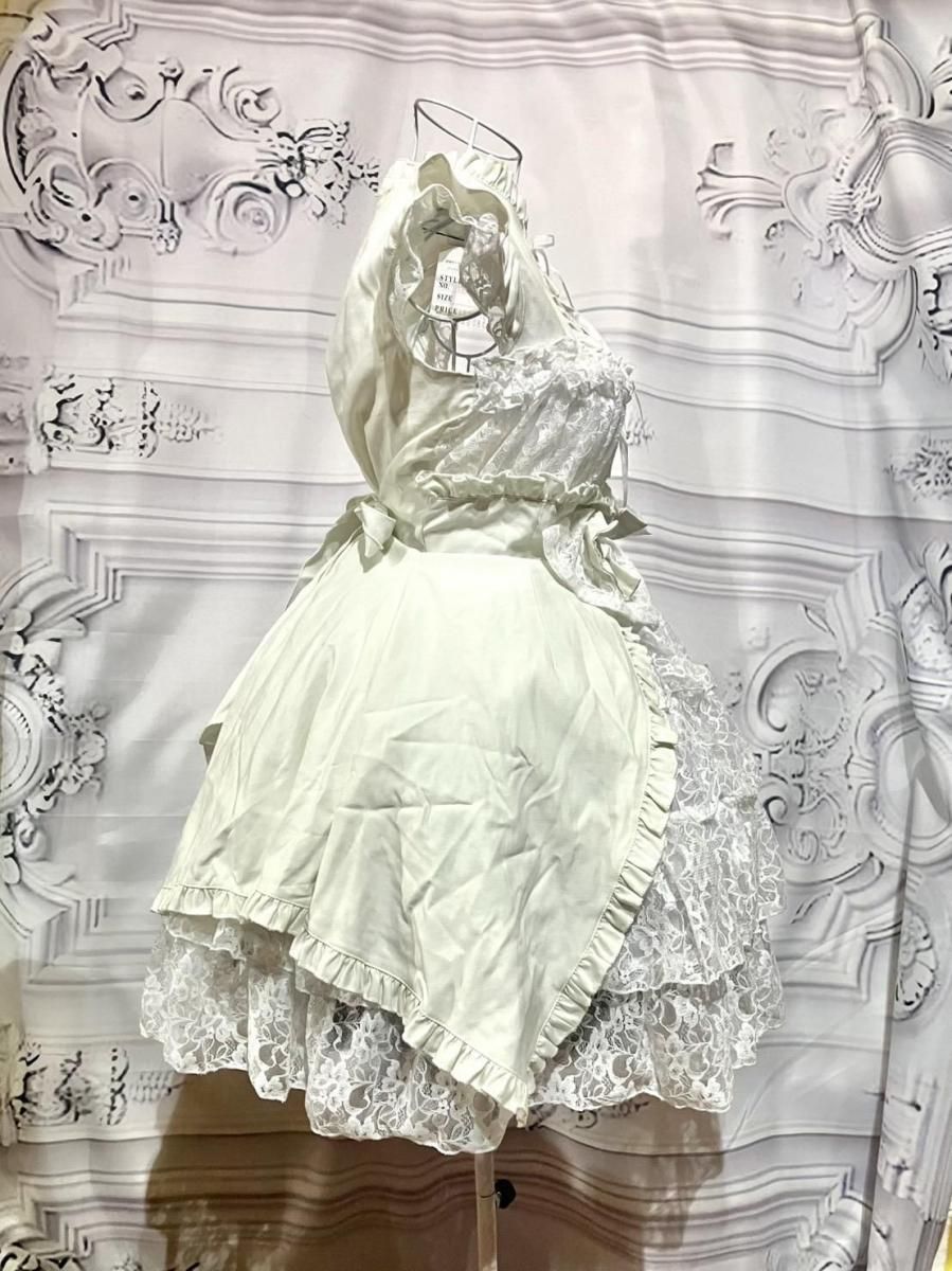 配色切り替えデコラティブワンピース | MARBLE | Wunderwelt Fleur