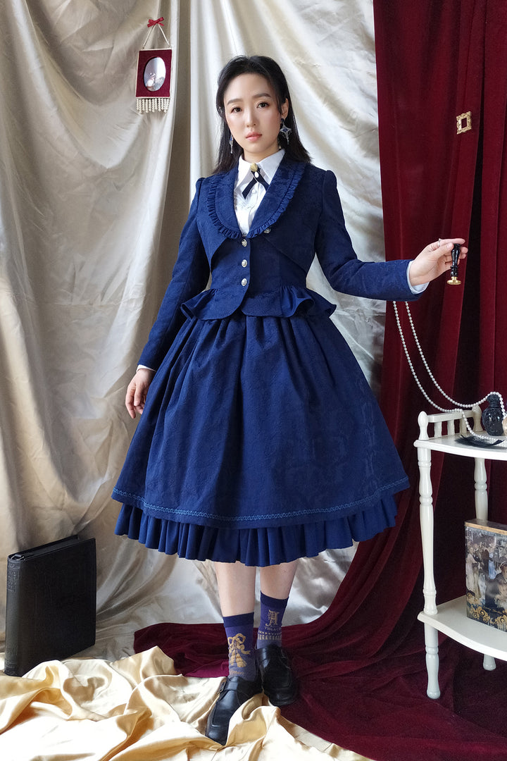 Gemini」Hem Frill Corset style Skirt | AmaStacia | Wunderwelt