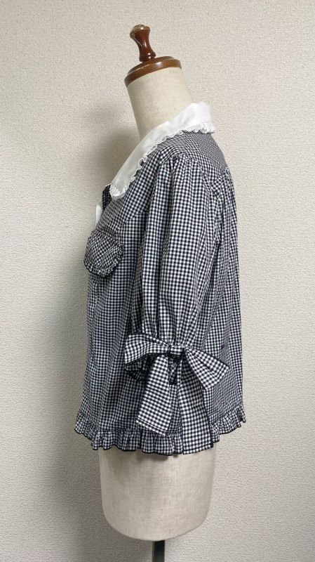 Summer Gingham series Retro Blouse | PhysicalDrop | Wunderwelt