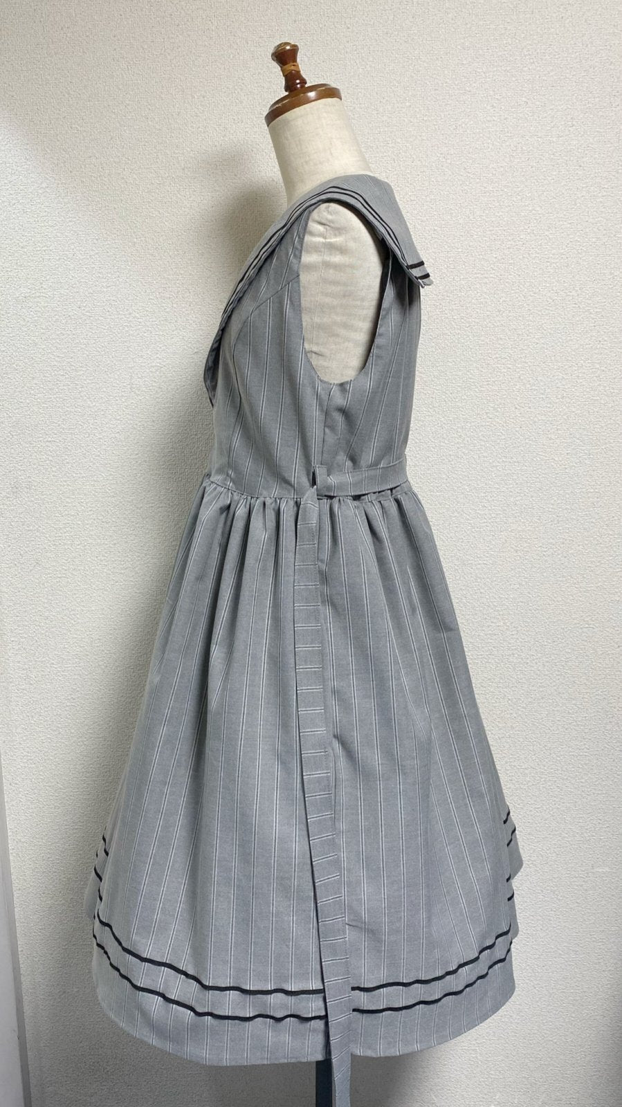 【最終値下げ】PhysicalDrop セーラーJSK グレー　レギュラー丈 Sailor JSK (Regular Length) | PhysicalDrop | Wunderwelt Fleur