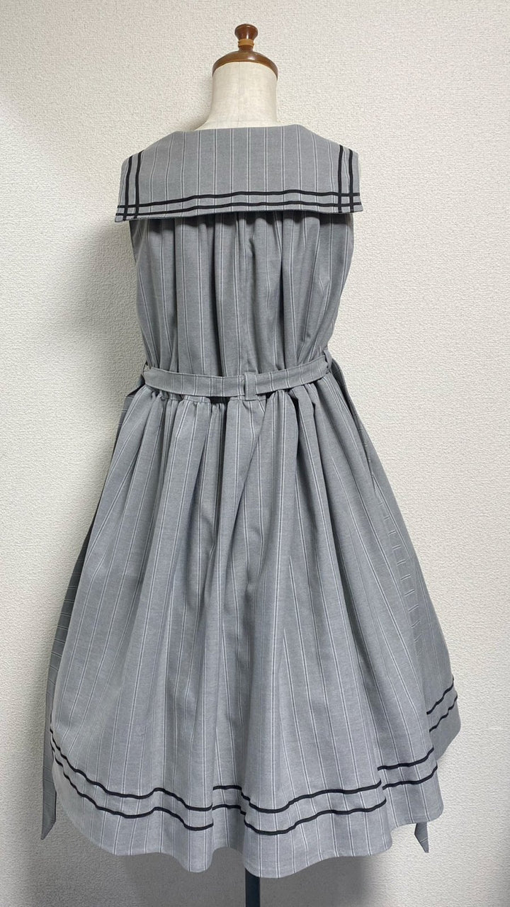 【最終値下げ】PhysicalDrop セーラーJSK グレー　レギュラー丈 Sailor JSK (Regular Length) | PhysicalDrop | Wunderwelt Fleur