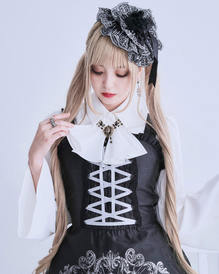 Moi-meme-Moitie クロスアーチシャーリングブラウス 9号 Moi-meme-Moitie クロスアーチシャーリングブラウス 9号