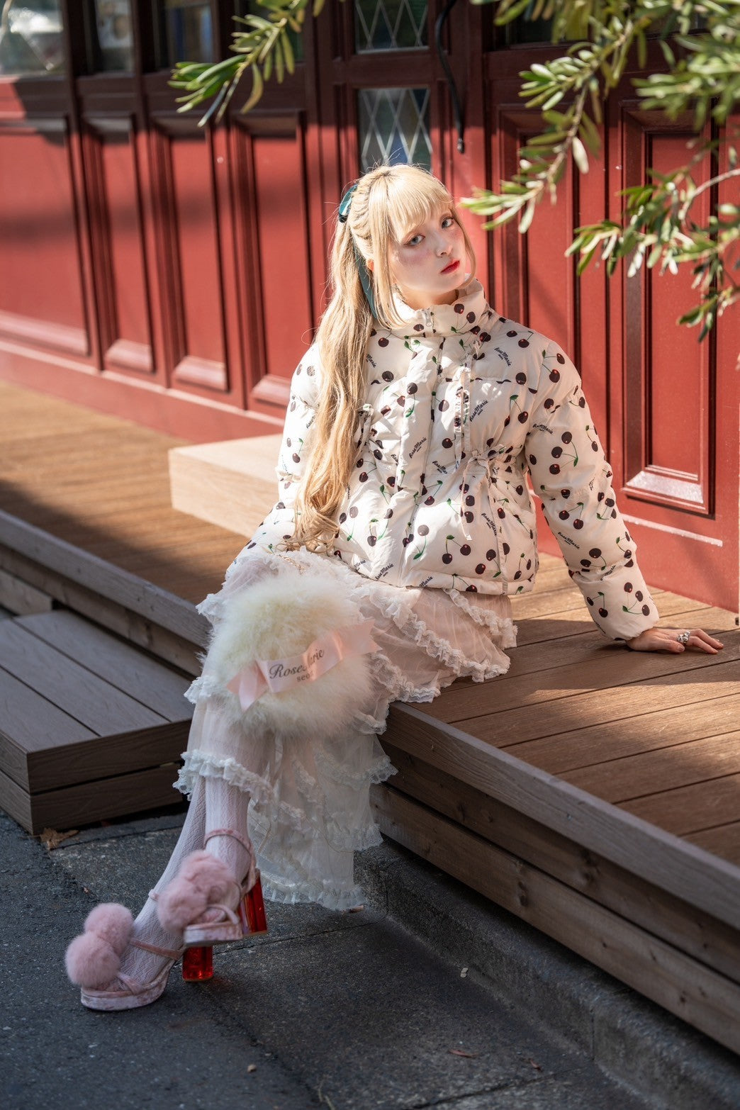 RoseMarie seoir fluffy ribboncoat flower RoseMarie seoir fluffy ribboncoat flower