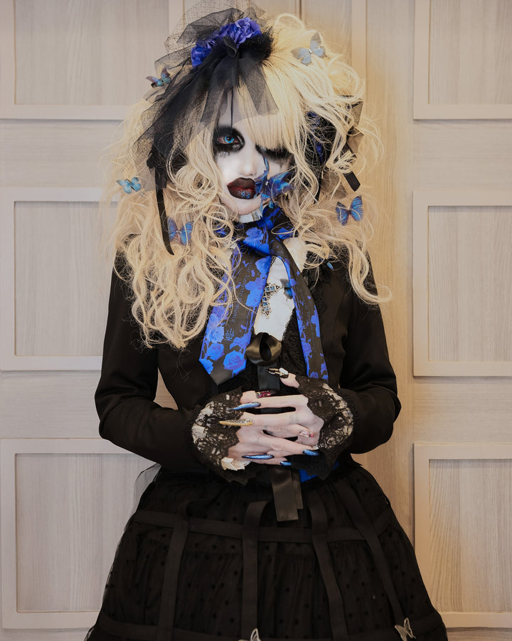 ドットフロッキー鳥籠スカート | Moi-même-Moitié | ロリータ ゴスロリ