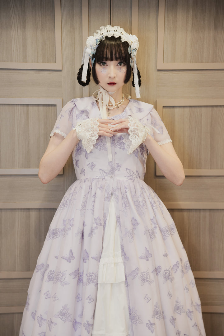 【新品】Roseand Butterflyセレーネドレス黒Moitieモワティエ 新品】Roseand Butterflyセレーネドレス黒Moitieモワティエ