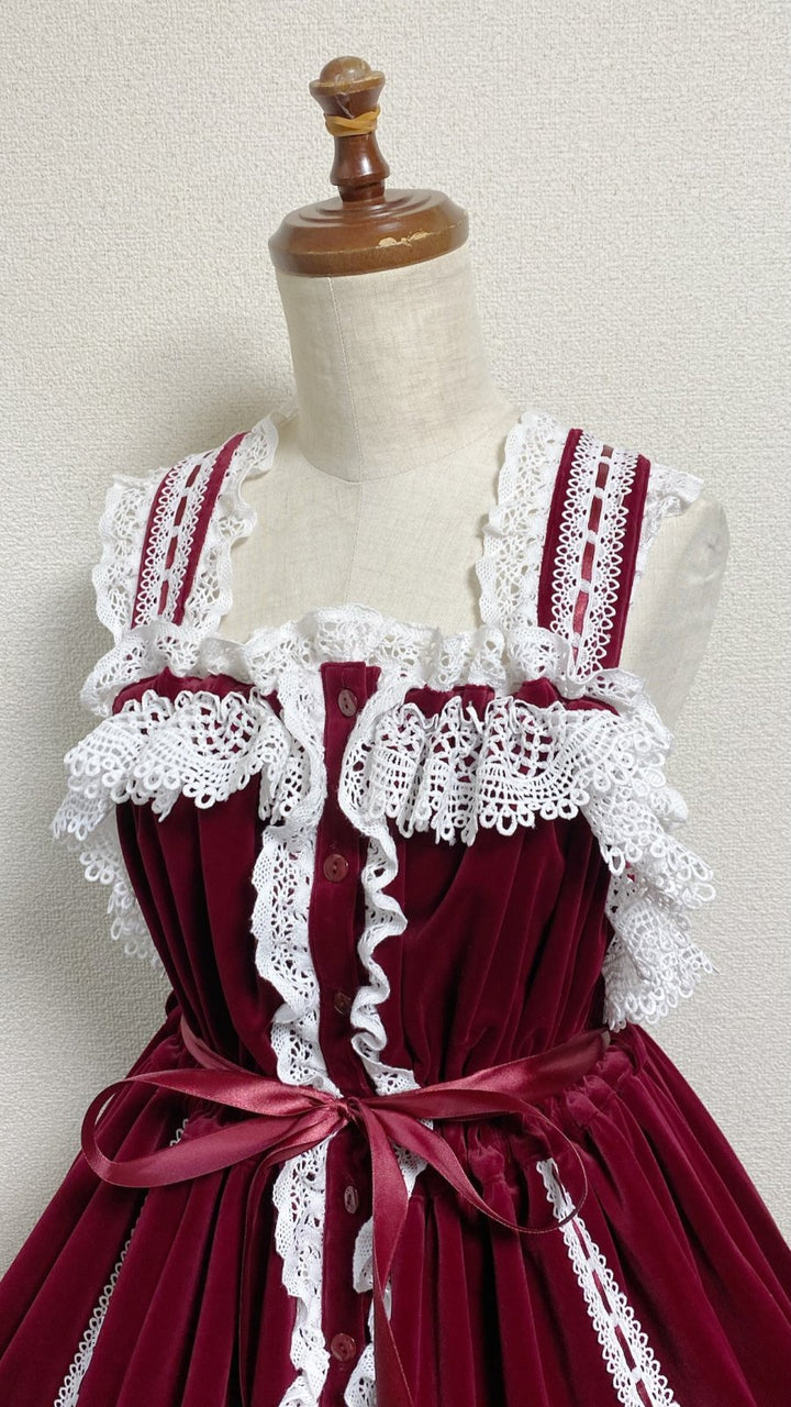 Velveteen Shirring JSK | PhysicalDrop | Wunderwelt Fleur - Online