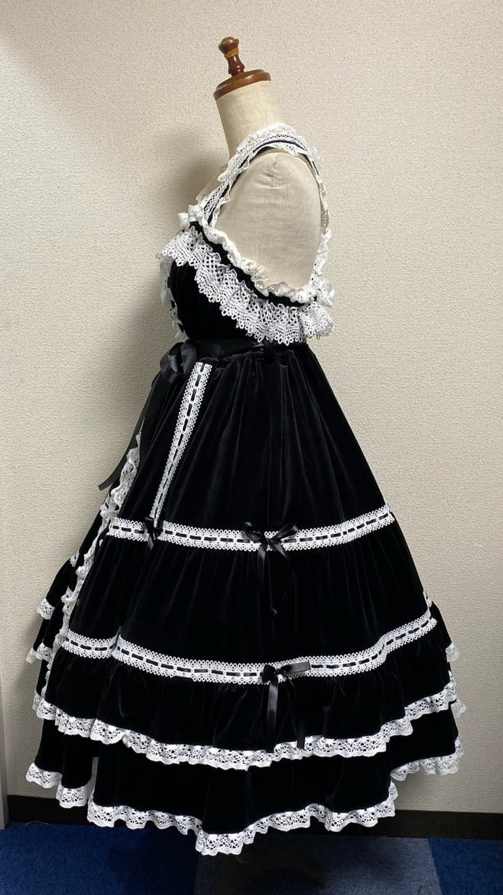 Velveteen Shirring JSK | PhysicalDrop | Wunderwelt Fleur - Online