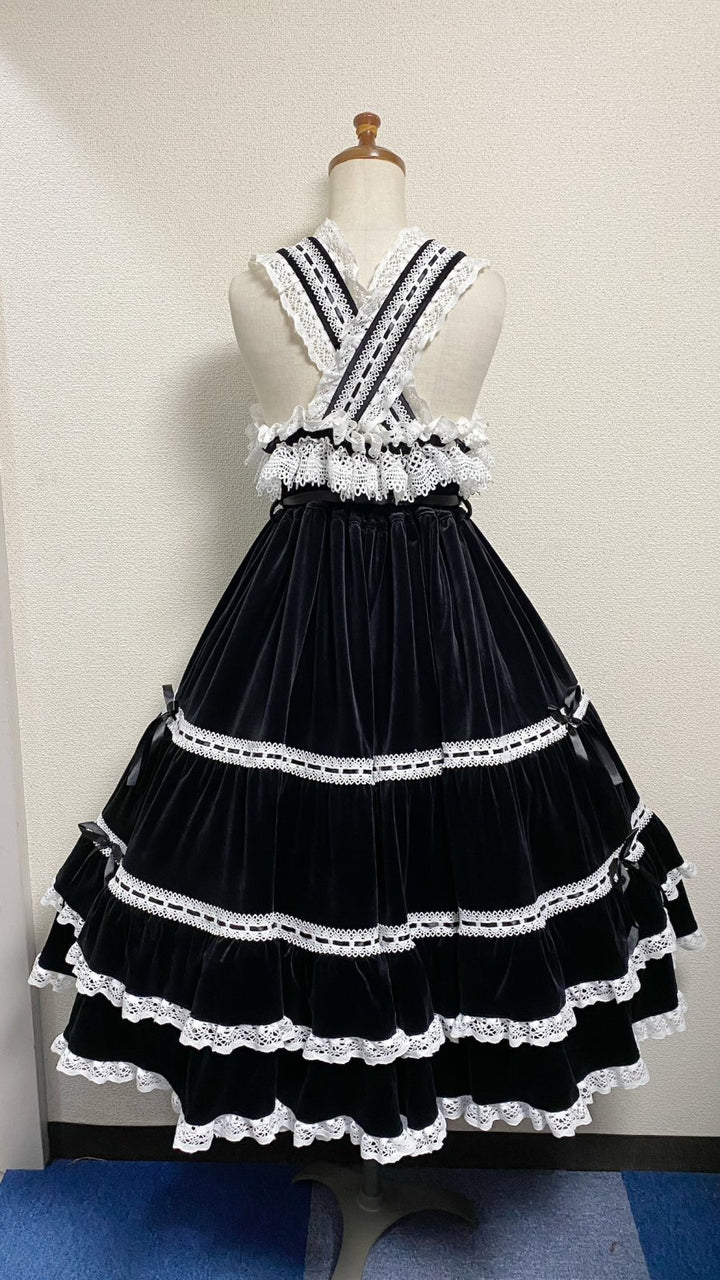 Velveteen Shirring JSK | PhysicalDrop | Wunderwelt Fleur - Online