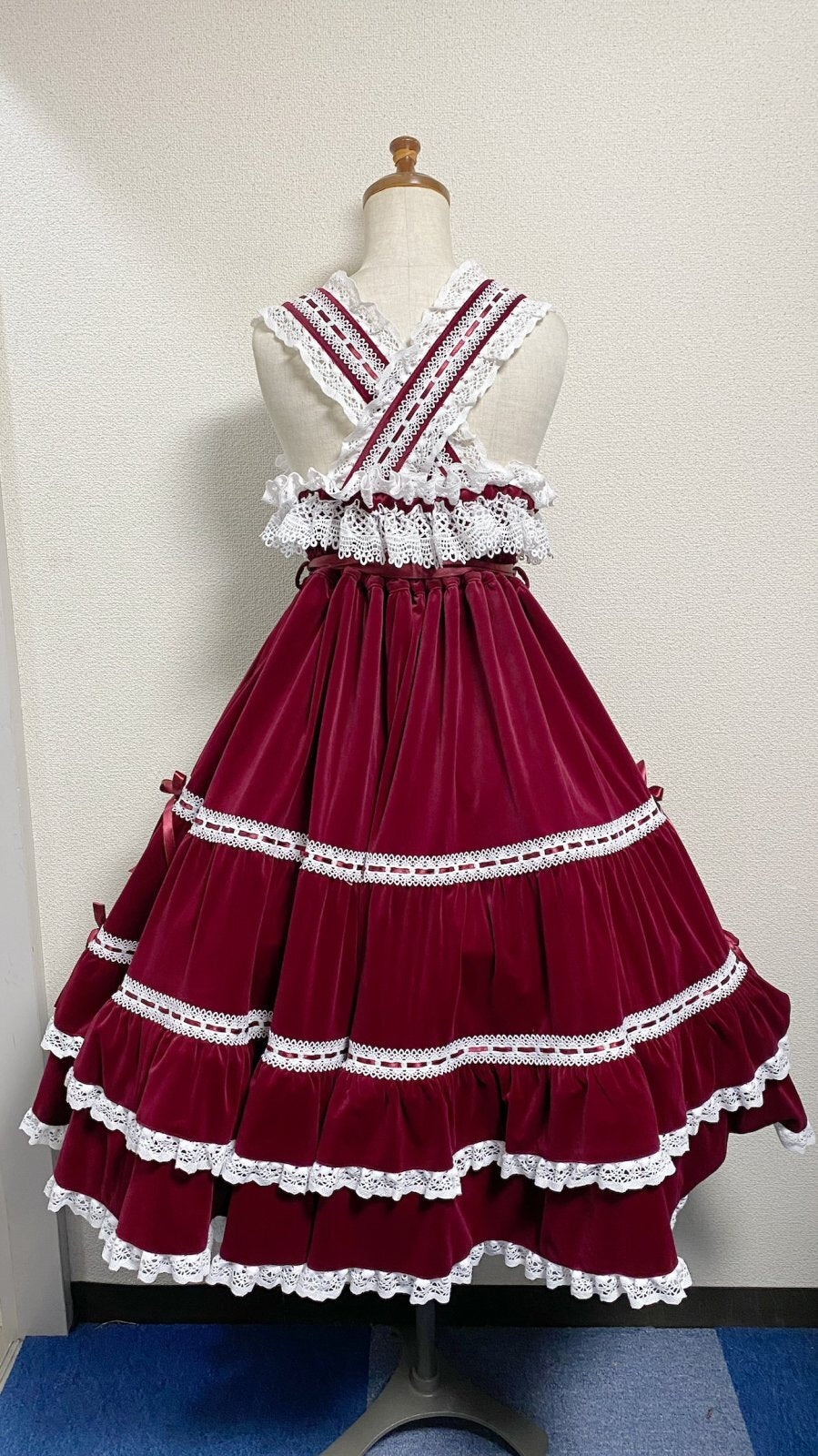 Velveteen Shirring JSK | PhysicalDrop | Wunderwelt Fleur - Online