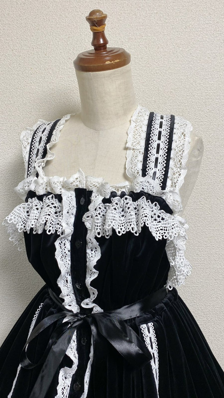 Velveteen Shirring JSK | PhysicalDrop | Wunderwelt Fleur - Online