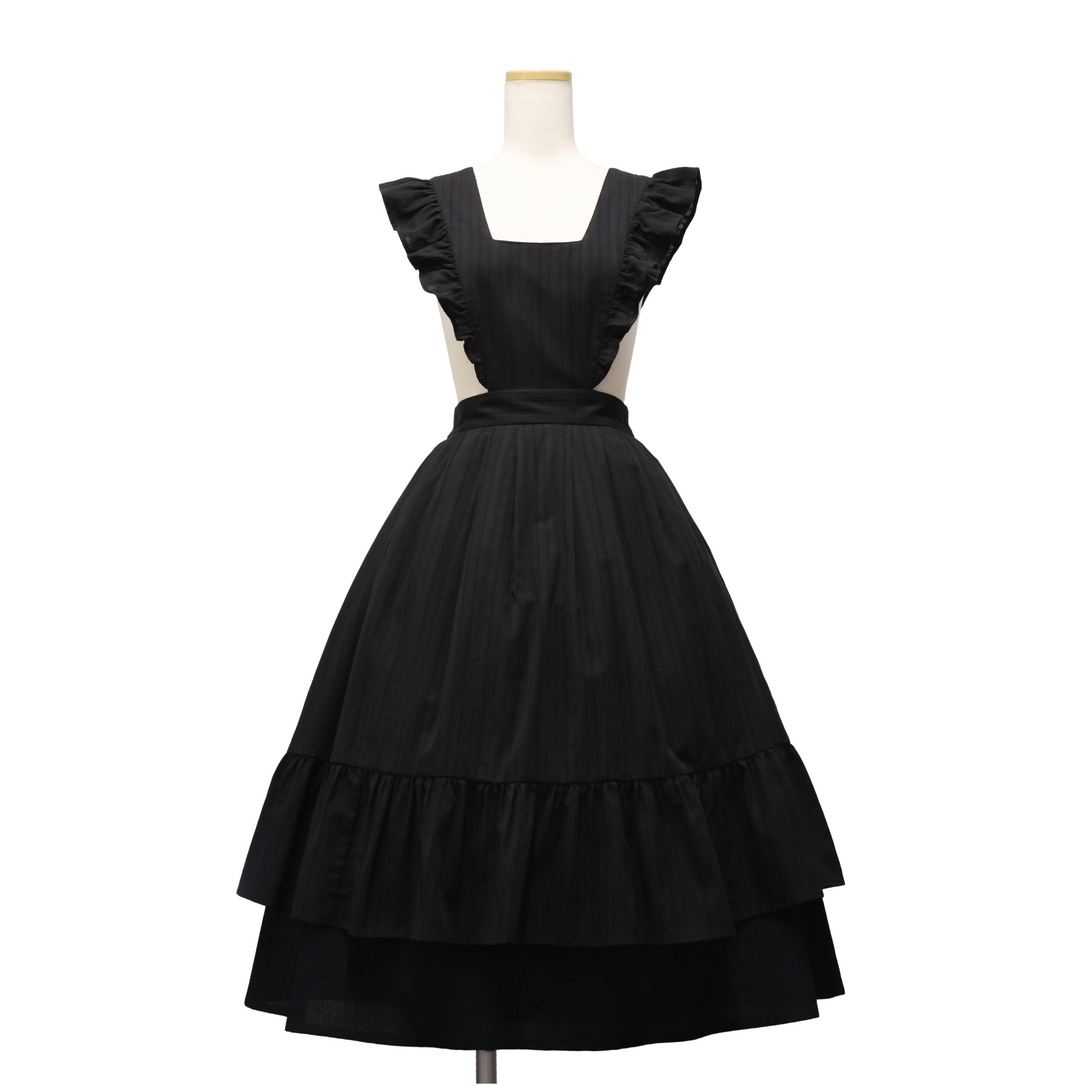 新品タグ付☆L'assiette ラシェット☆お花モチーフが可愛いエプロン　黒 Florence Apron Dress | Sheglit | Wunderwelt Fleur - Online
