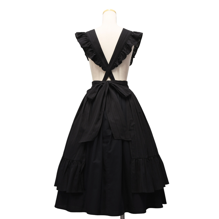 新品タグ付☆L'assiette ラシェット☆お花モチーフが可愛いエプロン　黒 Florence Apron Dress | Sheglit | Wunderwelt Fleur - Online