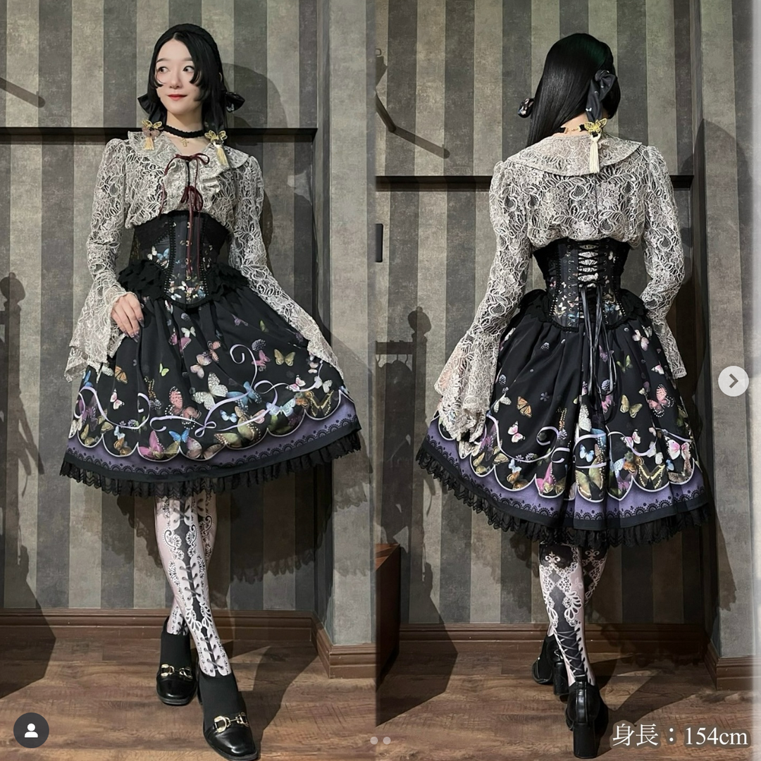 Butterfly croix コルセット | abilletage | ロリータ ゴスロリ