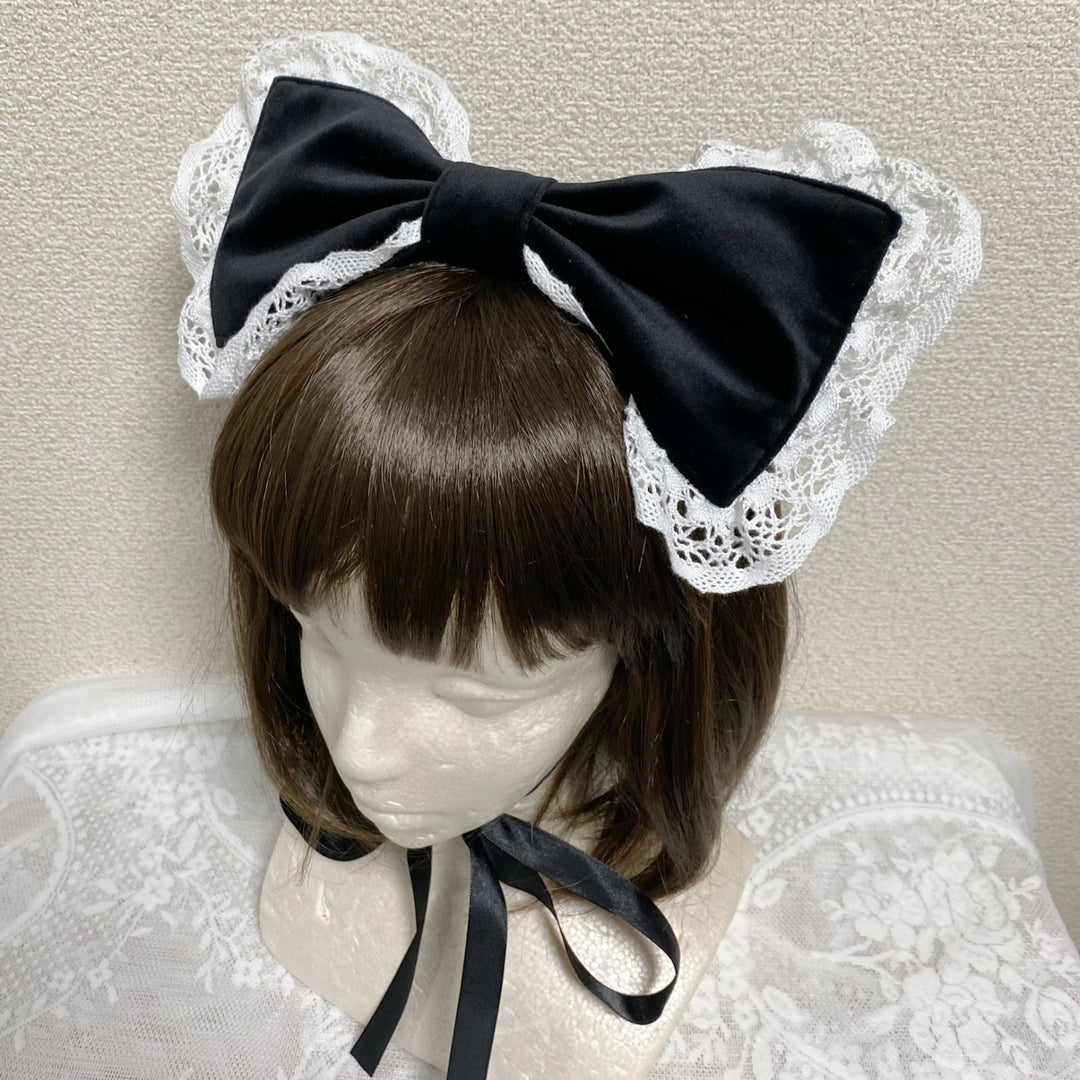 Velveteen Ribbon Headdress | PhysicalDrop | Wunderwelt Fleur