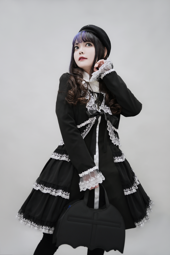 モワティエ クロスアーチレースカットソーボレロ 黒×黒 タグ付き未着用 OUTLET】クロスアーチレースカットソーボレロ【クーポン対象外