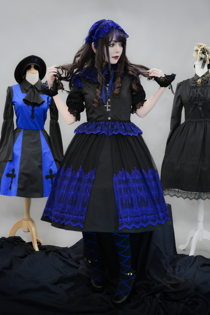モワメームモワティエ 燭台柄レースケープ 黒×白 EGL ※説明必読 Moi-même-Moitié on X: 