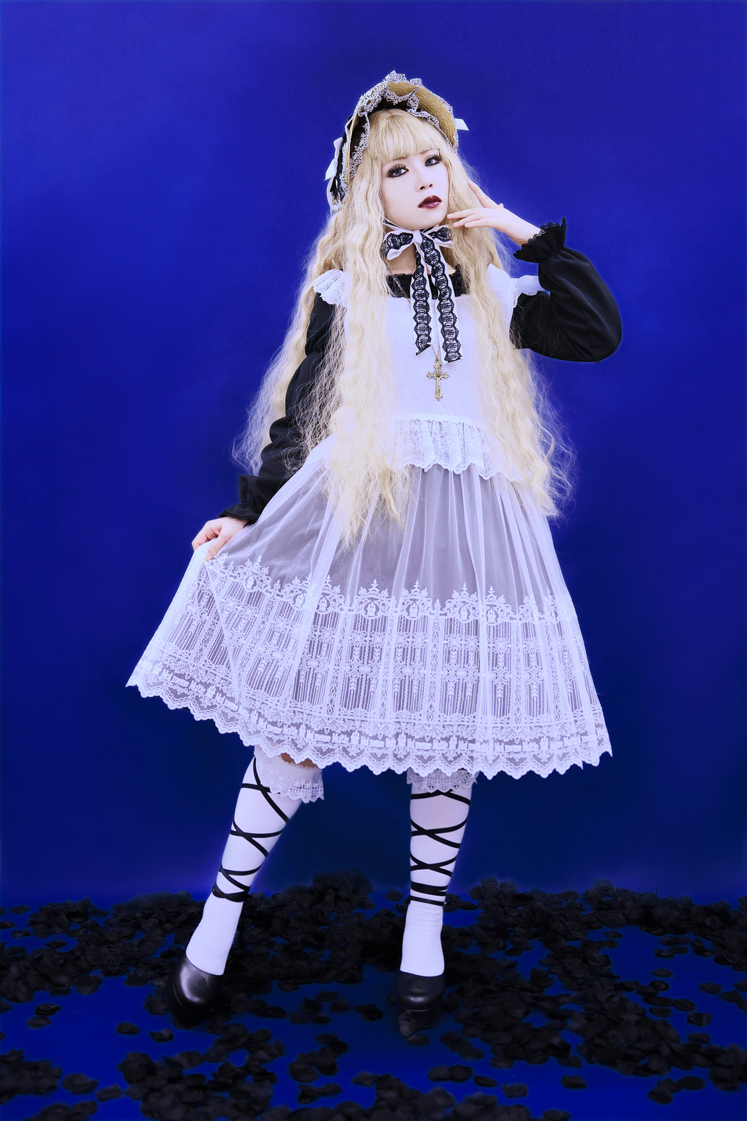 新宿店、通販限定】Rose Gardenストローヘッドドレス | Moi-même