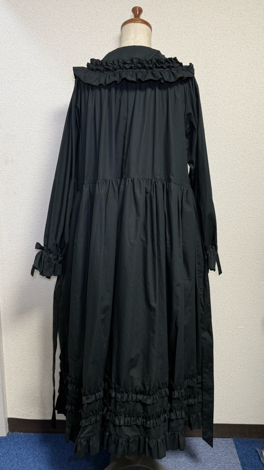 大衿フリルワンピース【ブロード生地】 | PhysicalDrop