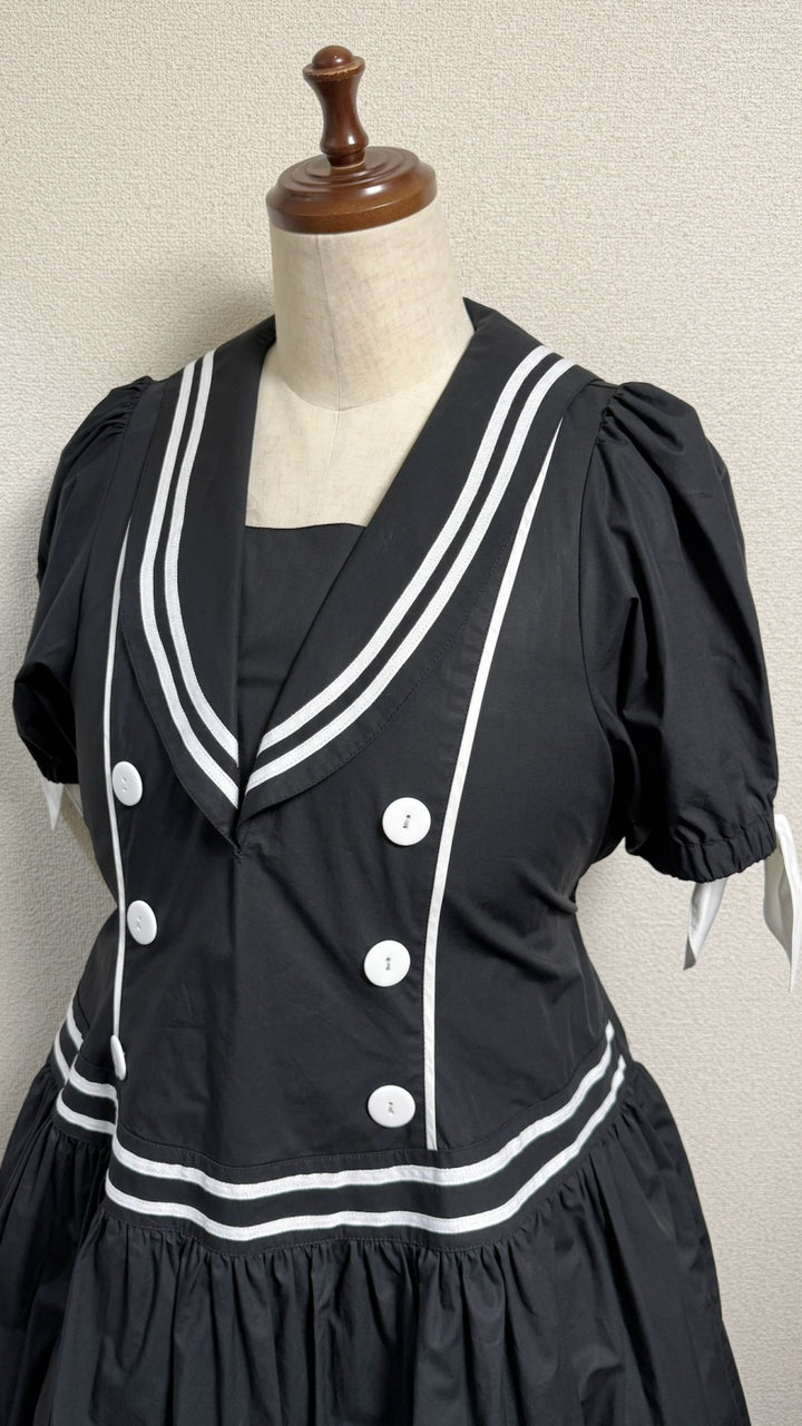 ノスタルジックセーラーワンピース【プラスサイズ】 | PhysicalDrop