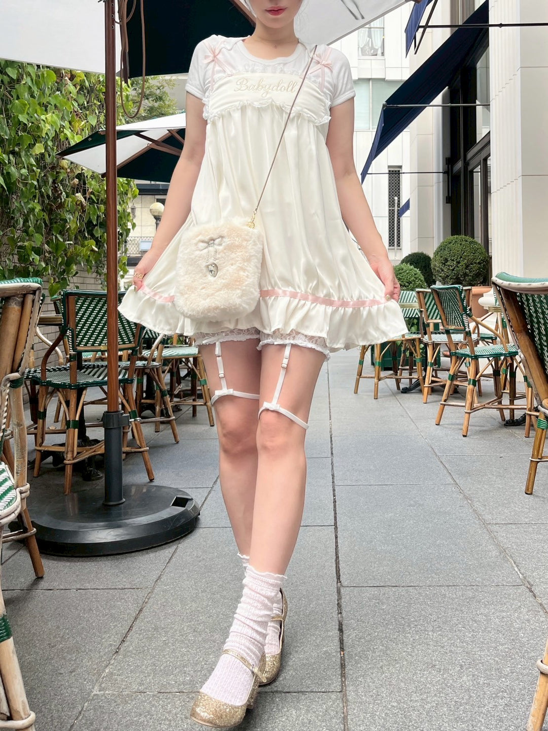eyemask camisole one-piece dress（アイマスクキャミソール