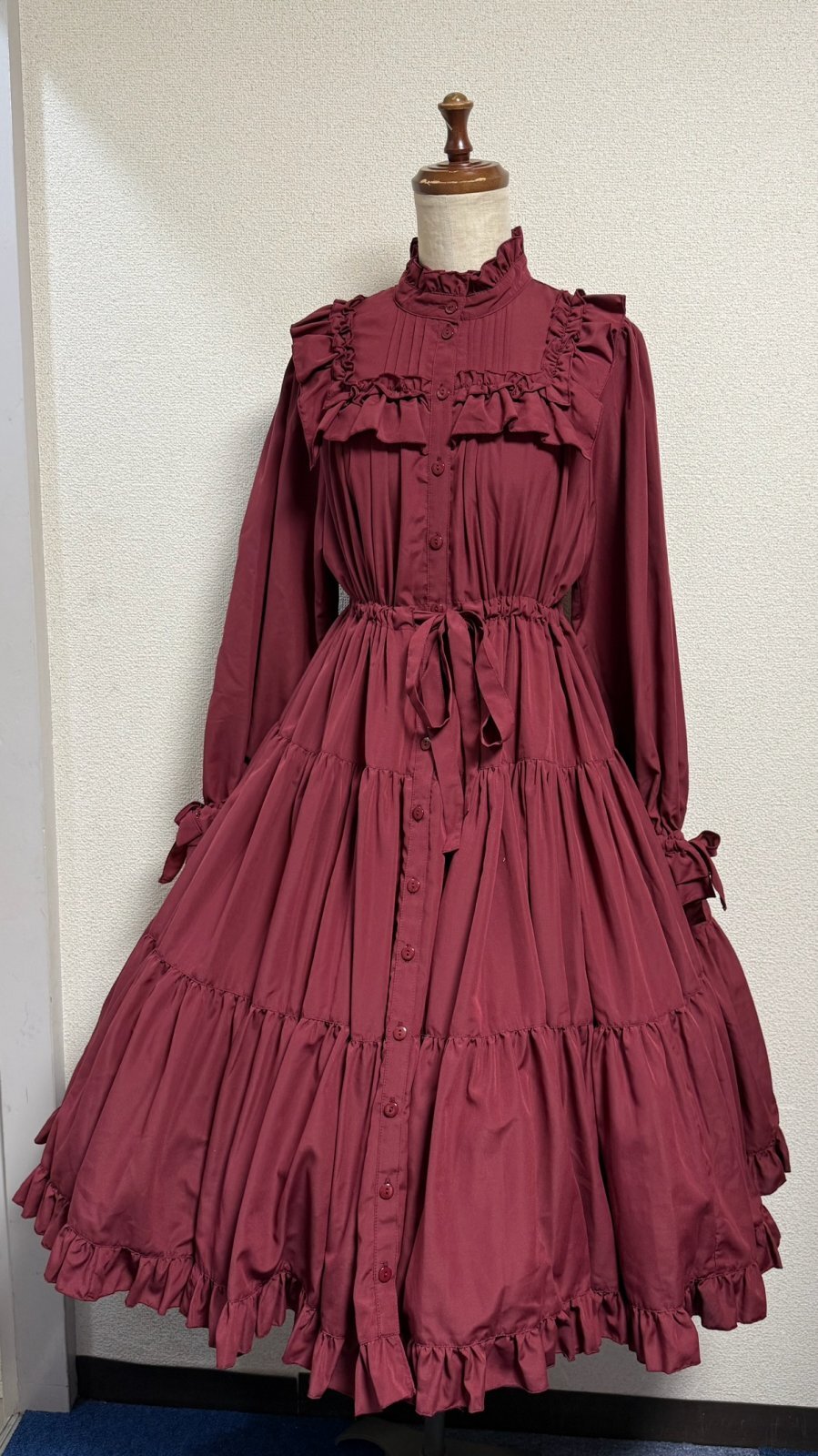 前釦スタンドカラーワンピース | PhysicalDrop | ロリータ ゴスロリ