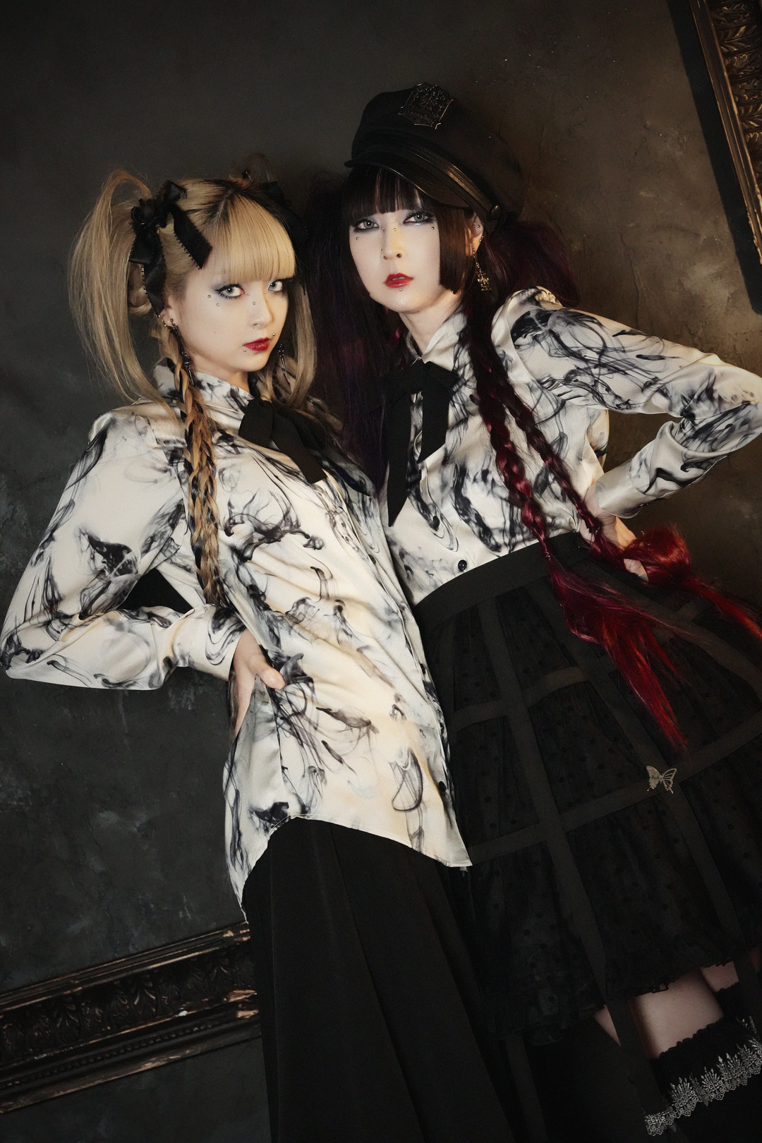 Moitie 燭台刺繍オーバニー 燭台刺繍ハンカチ | Moi-même-Moitié