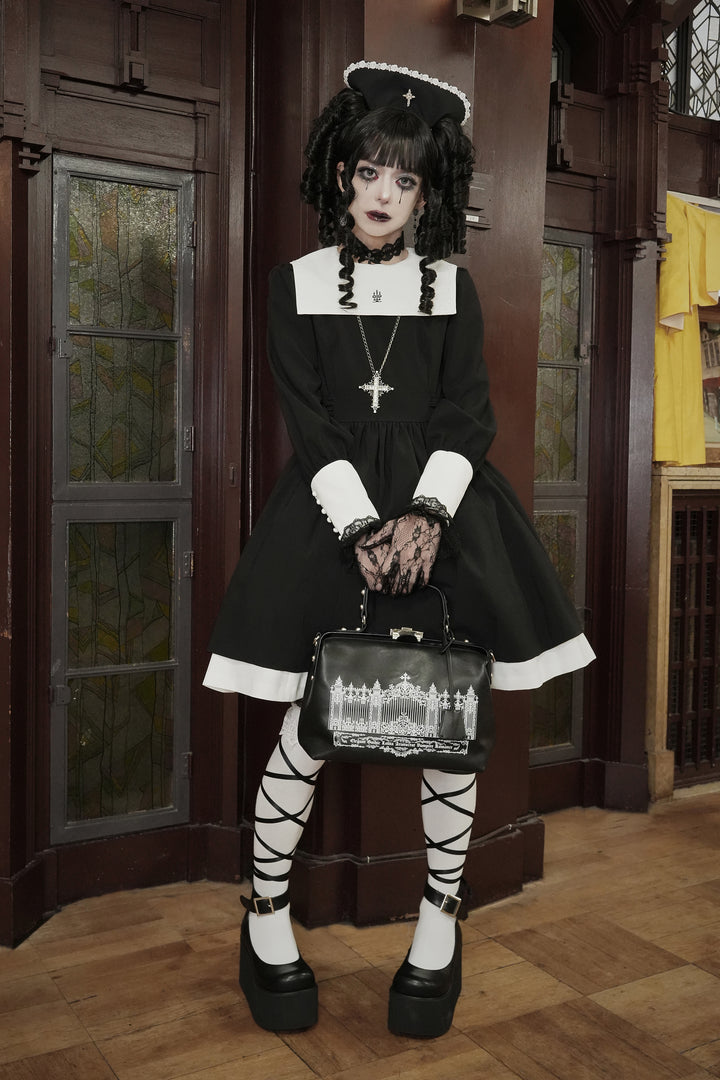 クロスロゴチャームレースチョーカー | Moi-même-Moitié | ロリータ