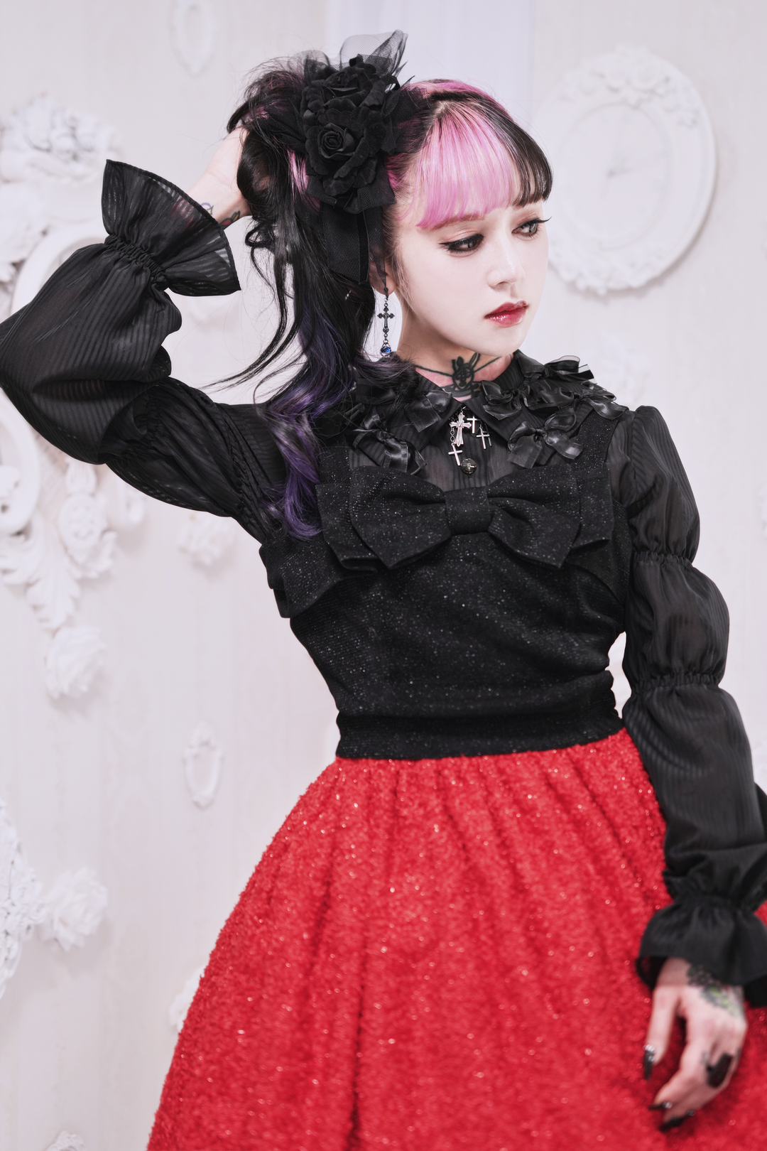 再入荷】M+ROSE×十字架ネックレス | Moi-même-Moitié | ロリータ