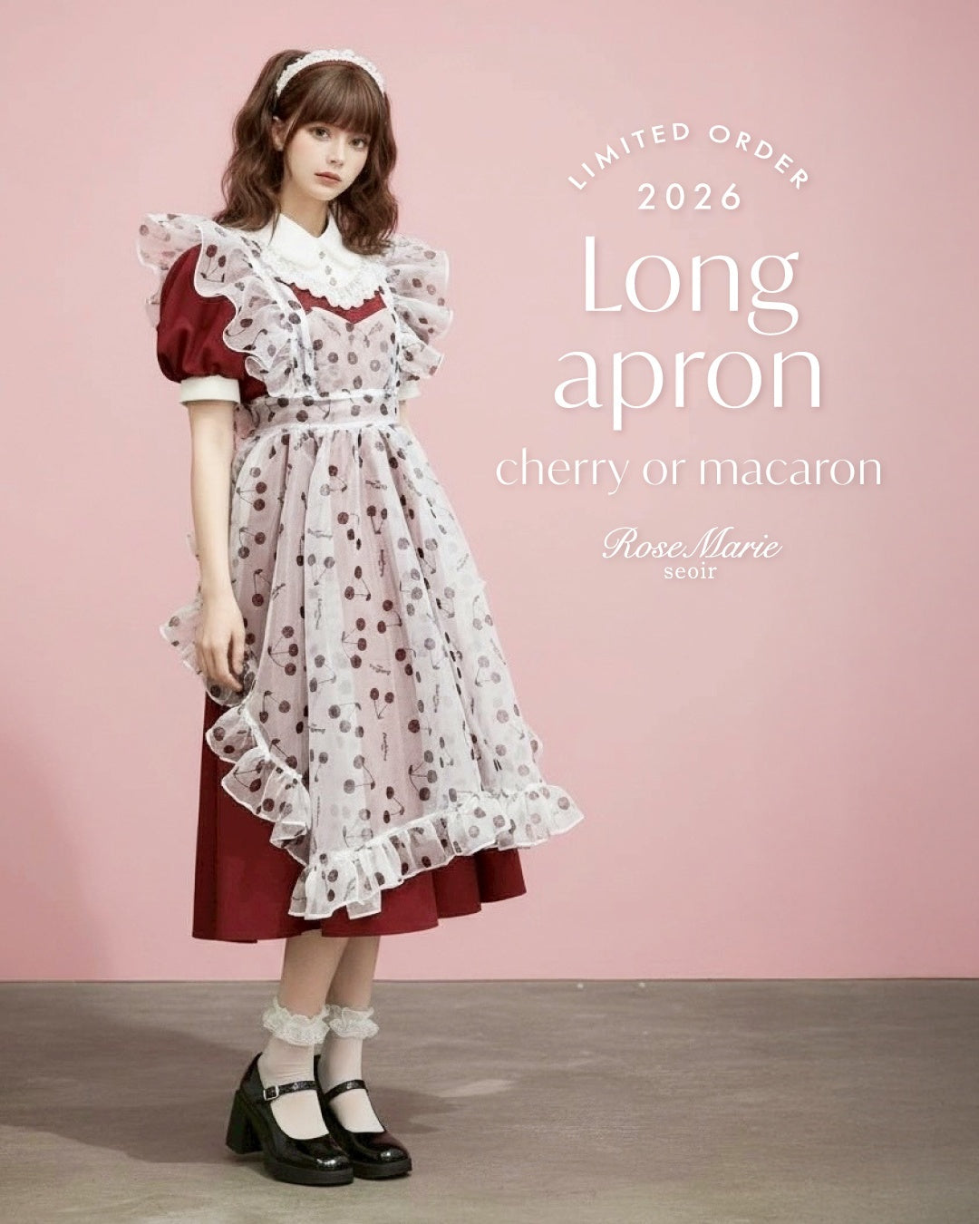 long apron（ロングエプロン） | RoseMarie seoir | ロリータ ゴスロリ