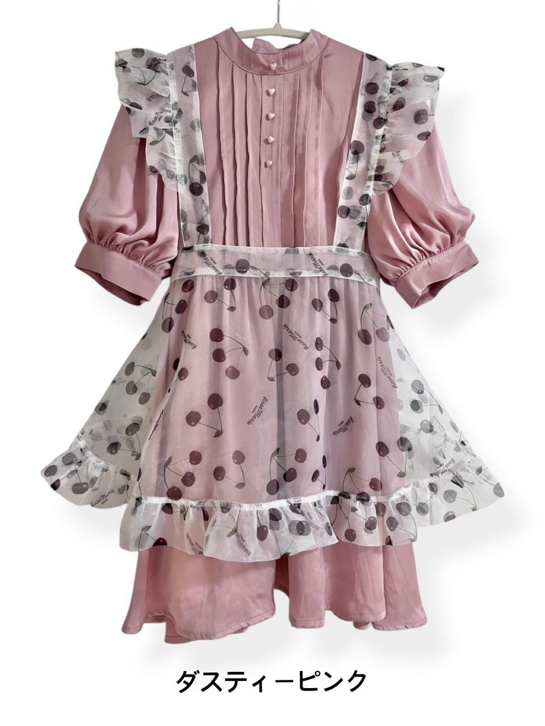 cherry doll one-piece dress＆ribbon clip（チェリードールワンピース