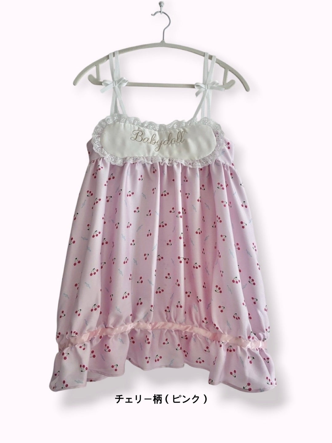 RoseMarie seoir アイマスクキャミワンピ チェリー柄 eyemask camisole one-piece dress（アイマスクキャミソール