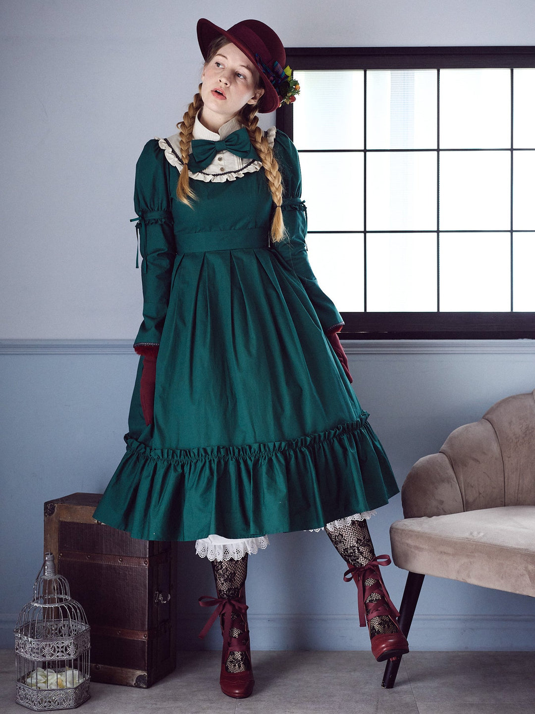 2023 Victorian Short Boots | Victorian maiden | Wunderwelt Fleur