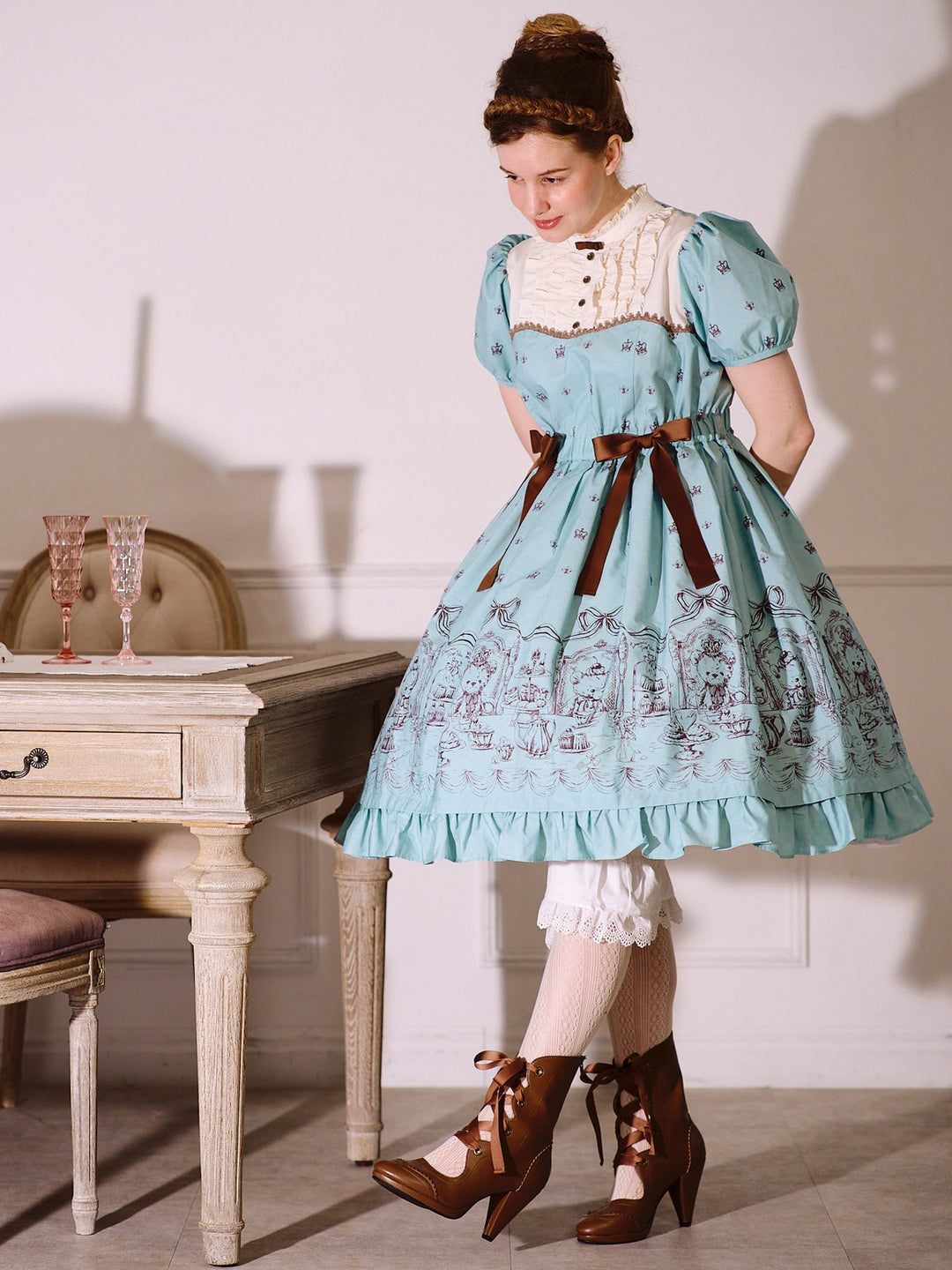 2023 Victorian Short Boots | Victorian maiden | Wunderwelt Fleur