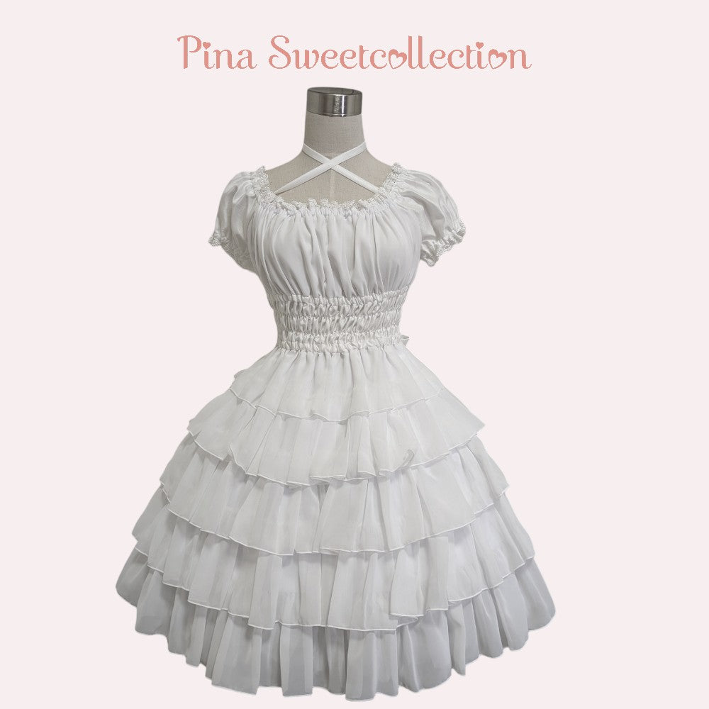 シフォンフリルワンピース | Pina sweetcollection | Wunderwelt Fleur