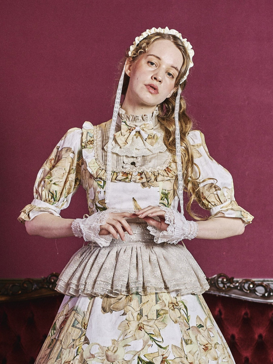 レースアップフリルコルセット | Victorian maiden | ロリータ