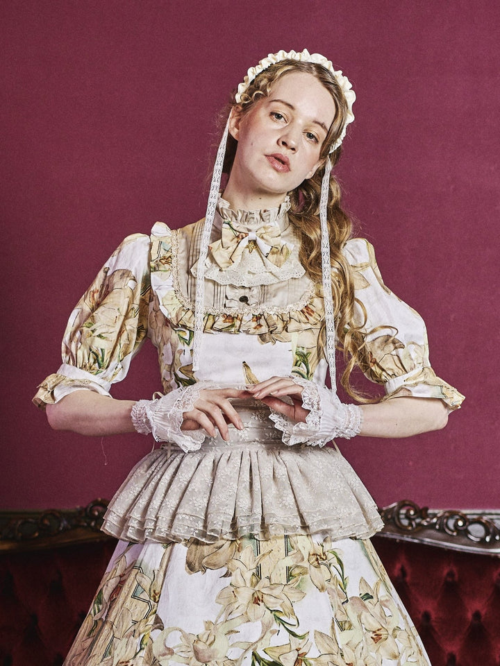 レースアップフリルコルセット | Victorian maiden | ロリータ