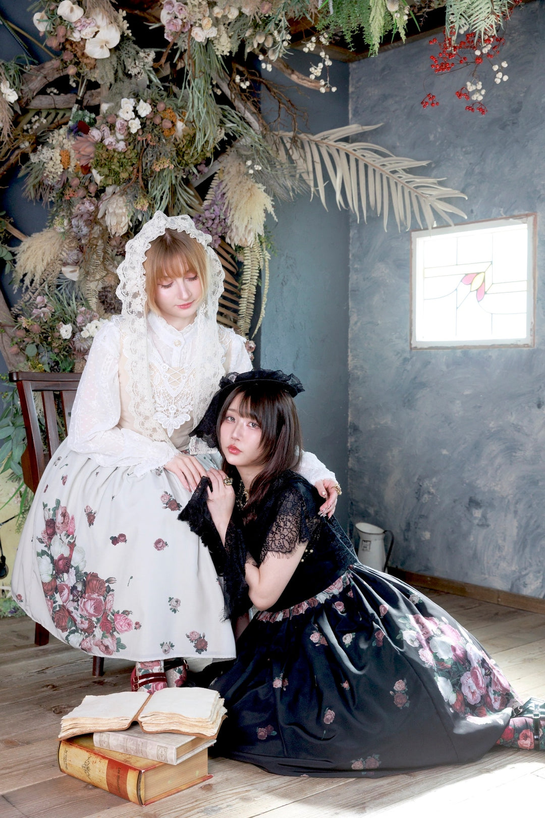 Rose thorn bouquet」ジャンパースカートワンピース【クーポン対象外