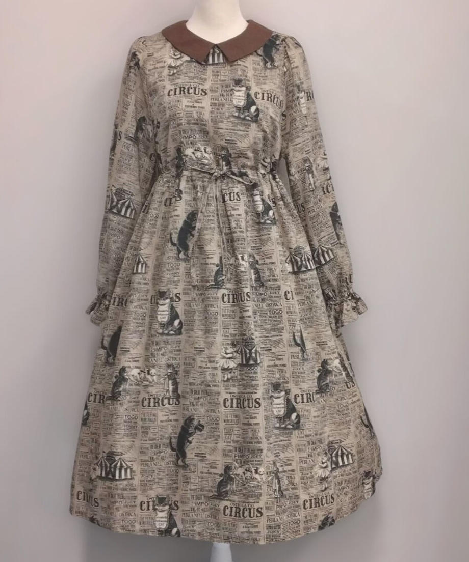 タグ付き♥キャットサーカス襟付きワンピPerla nell' ostぺルラネルオ