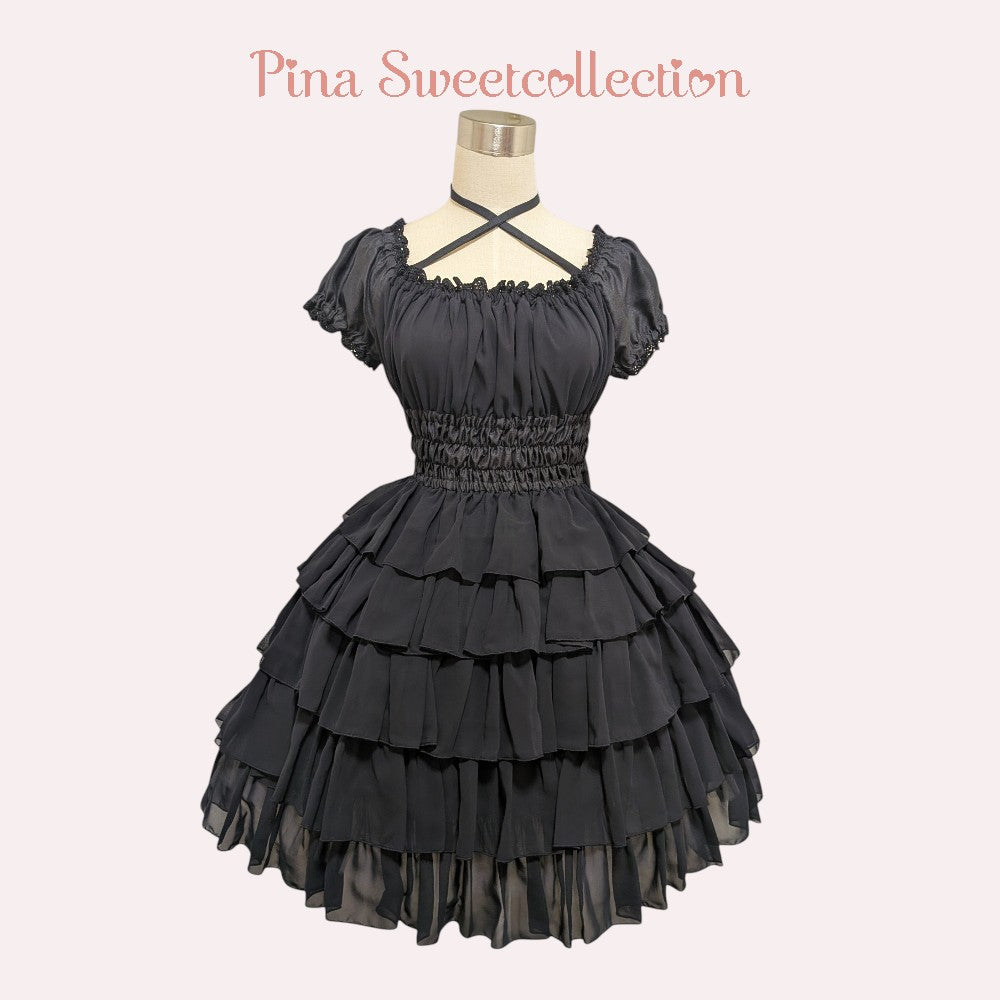 シフォンフリルワンピース | Pina sweetcollection | Wunderwelt Fleur