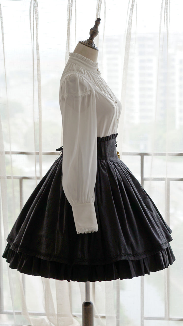 Gemini」Hem Frill Corset style Skirt | AmaStacia | Wunderwelt