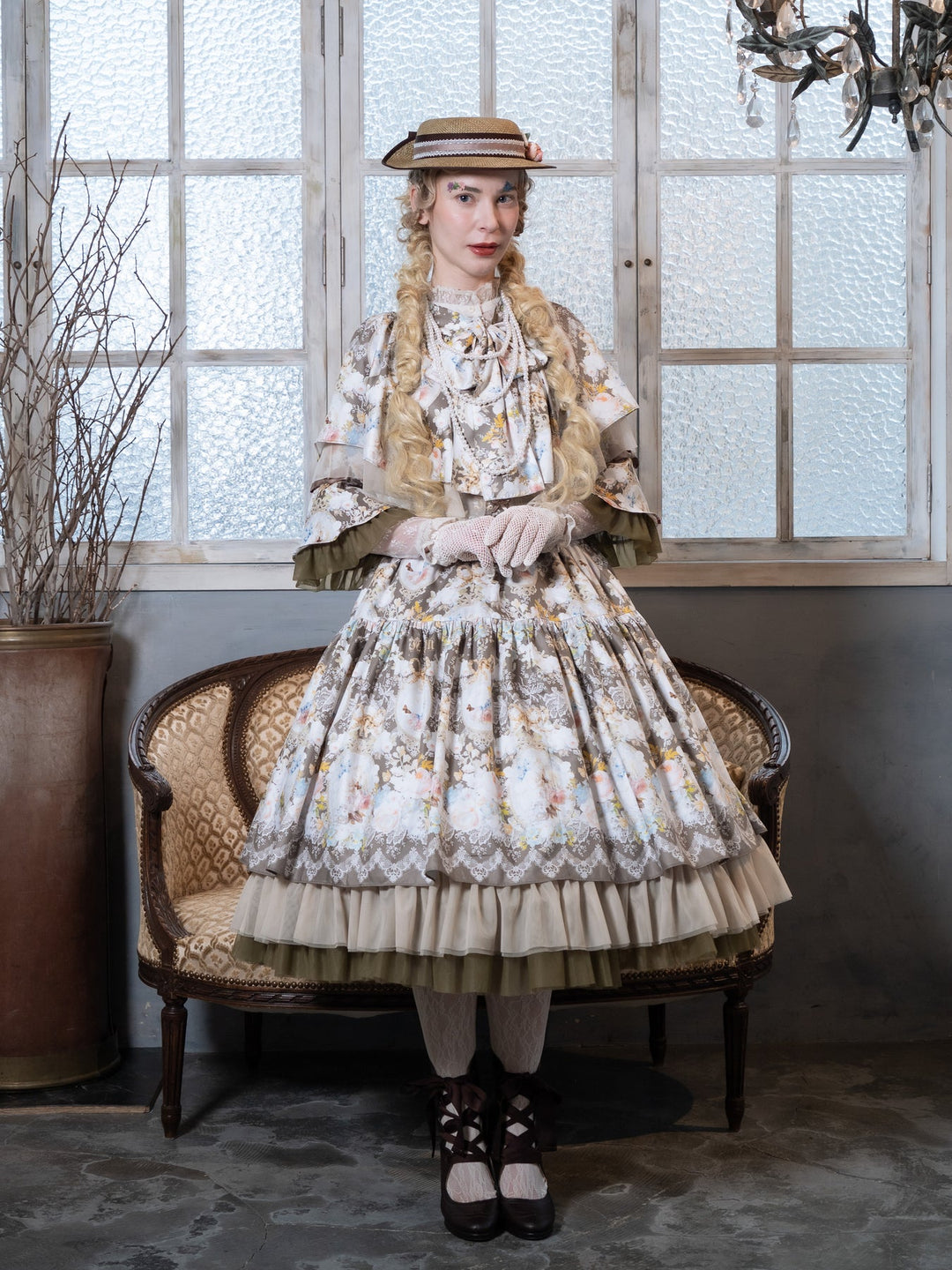 アメリアレーシーブラウスカーディガン | Victorian maiden 