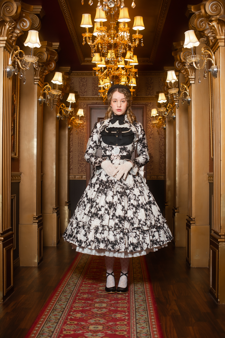 Cameo Rococo Bouquet Apron Dress | Victorian maiden | Wunderwelt