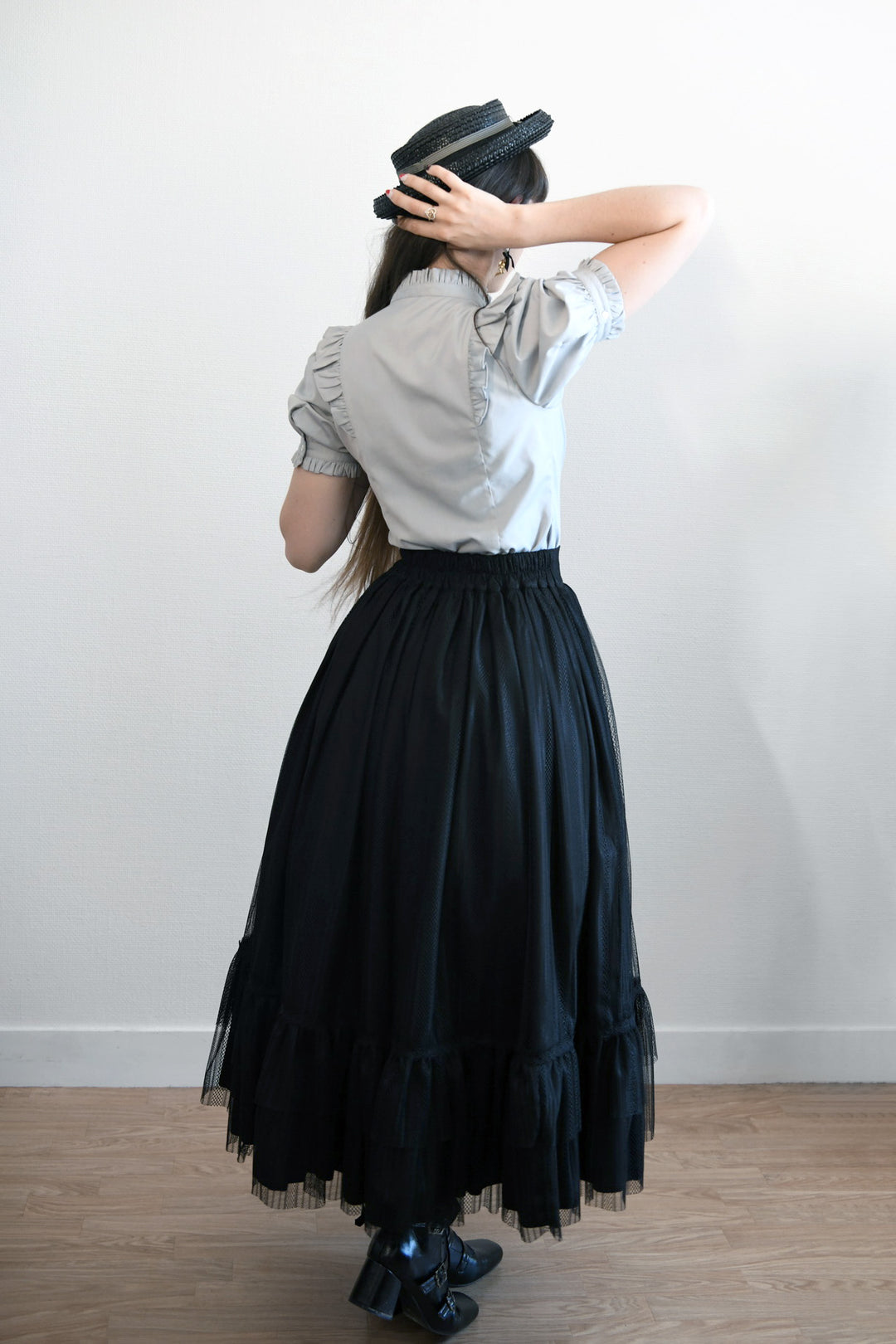 Garden for the Insomnia Nights Tulle Long Skirt | AmaStacia