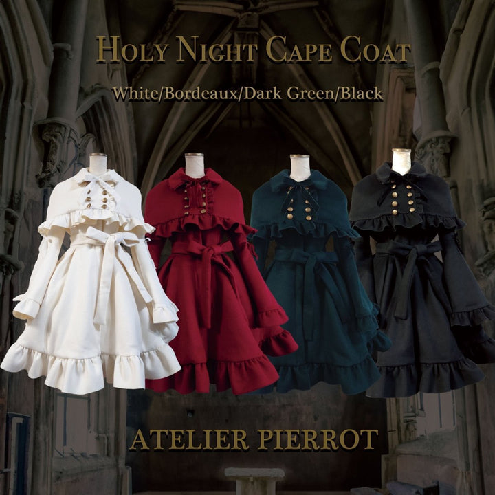 買い取ります】atelier pierrot ケープ付きファーコート/ブラックの通販 by 成天's shop｜ラクマ