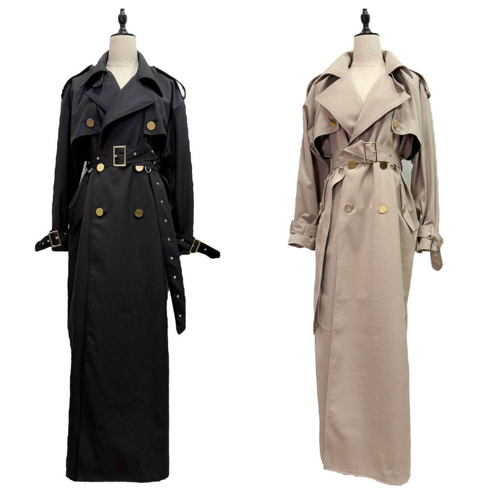 Long Trench Coat | Medenius | Wunderwelt Fleur - Online Boutique