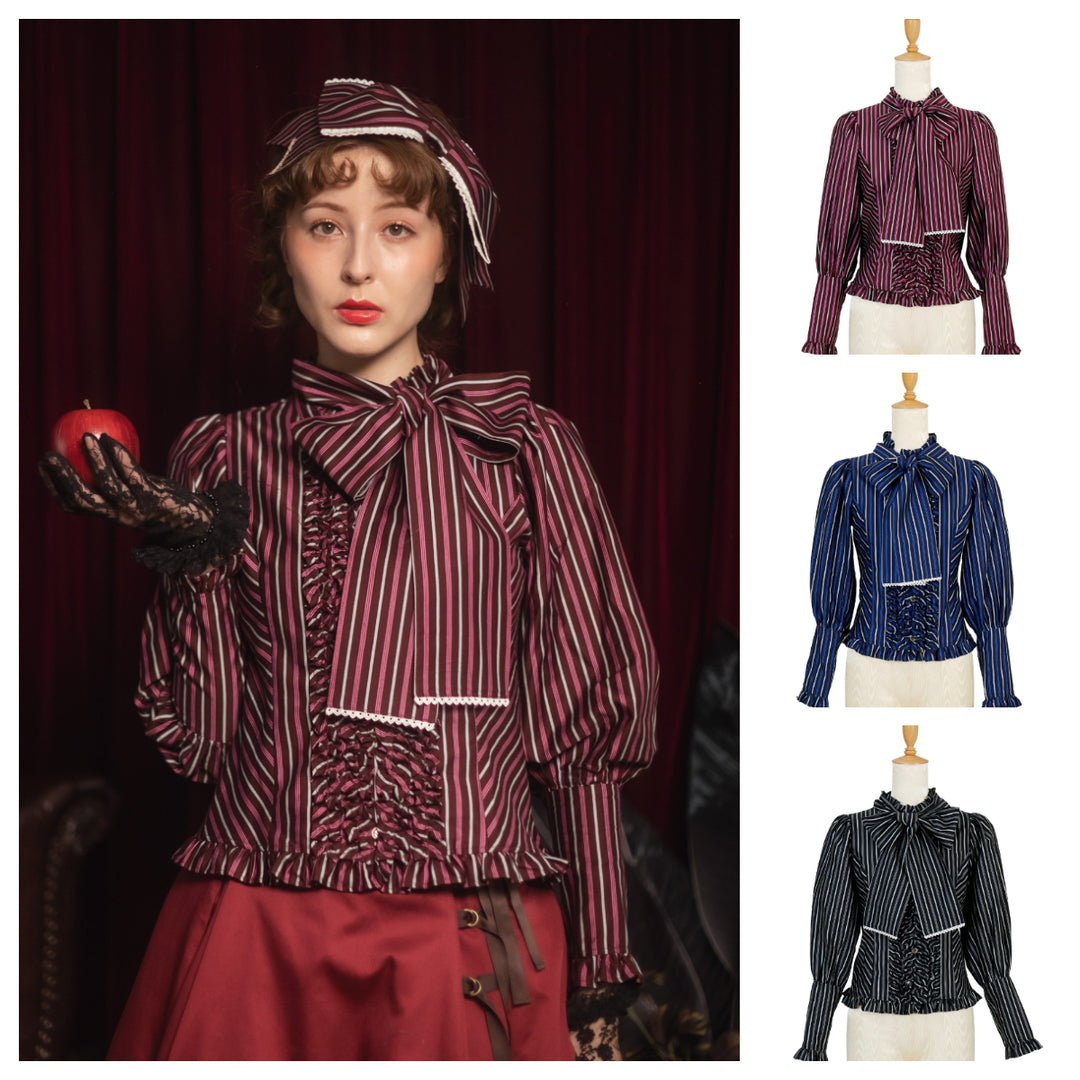Thick英国レジメンタルブラウスボレロ【クーポン対象外】 | Victorian