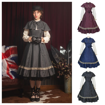 Thick英国レジメンタルローゼンドレス【クーポン対象外】 | Victorian