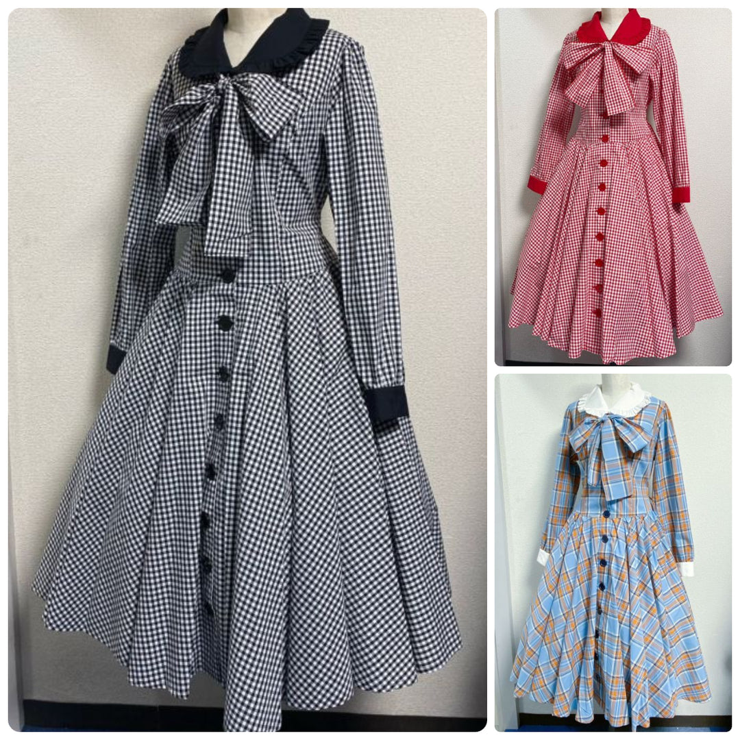 physical dropレトロ長袖ワンピース　サックス physical dropレトロ長袖ワンピース サックス - メルカリ