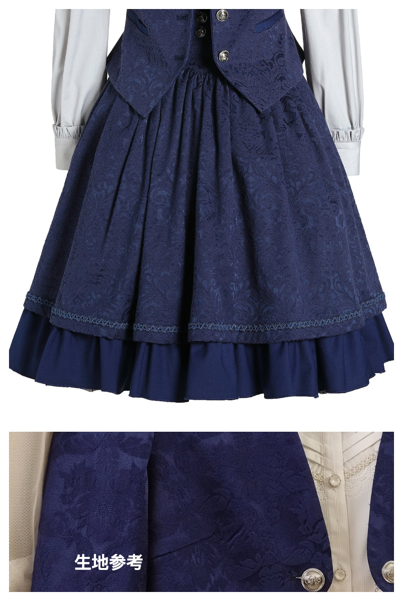 Gemini」Hem Frill Corset style Skirt | AmaStacia | Wunderwelt