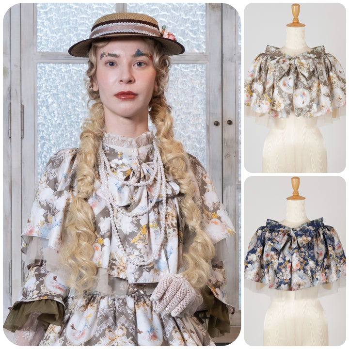 J&V Eden ROSE Tablier Cape | Victorian maiden | Wunderwelt Fleur